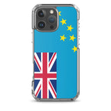 Coque iphone drapeau tuvalu souple antichoc transparente