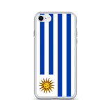 Coque iphone drapeau uruguay souple antichoc transparente