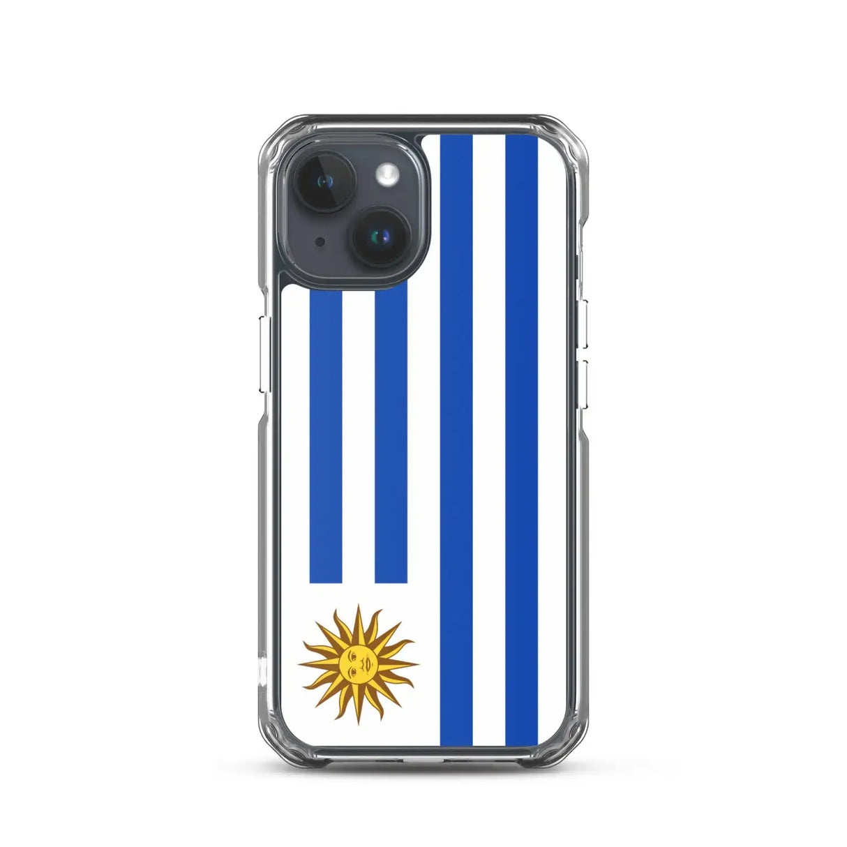 Coque iphone drapeau uruguay souple antichoc transparente