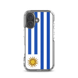 Coque iphone drapeau uruguay souple antichoc transparente