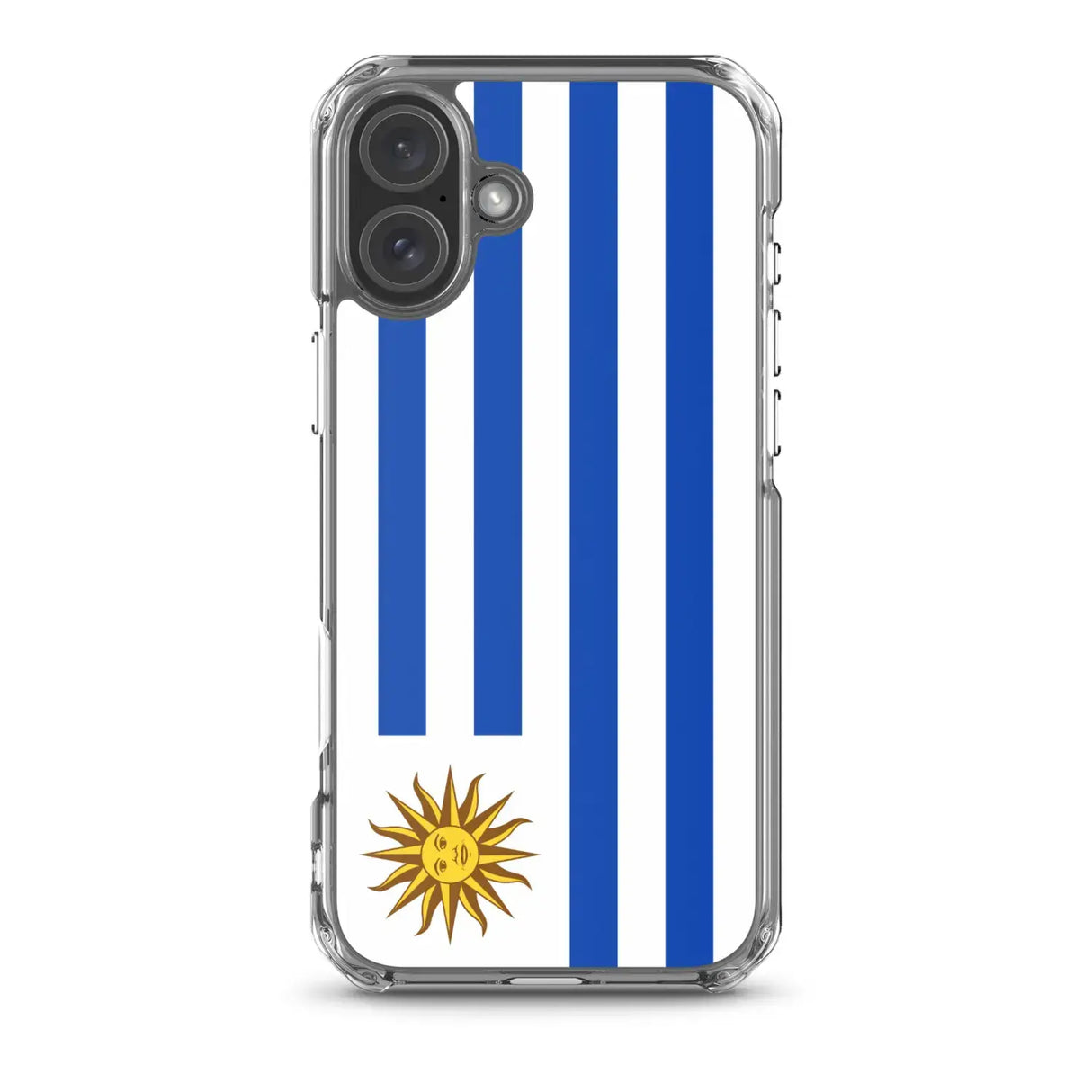 Coque iphone drapeau uruguay souple antichoc transparente