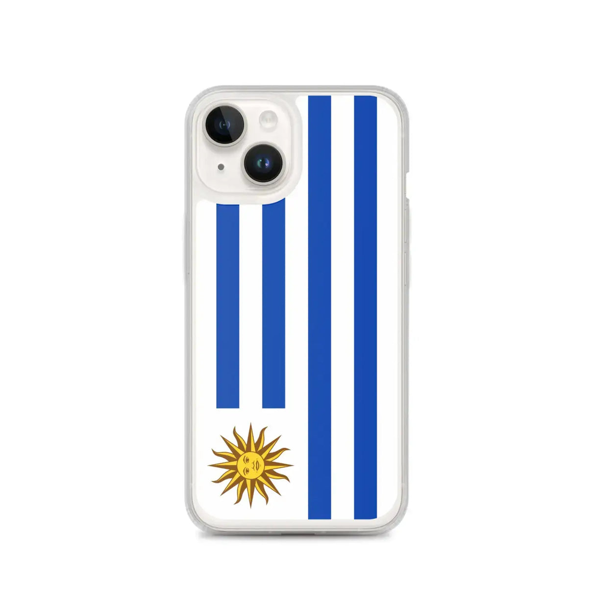 Coque iphone drapeau uruguay souple antichoc transparente
