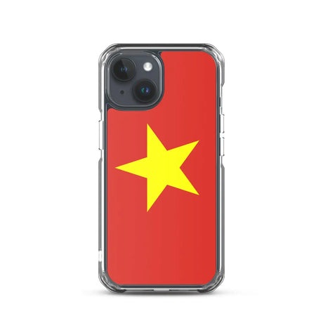 Coque iphone drapeau viêt nam souple antichoc transparente