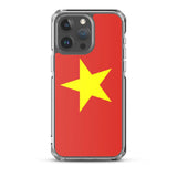 Coque iphone drapeau viêt nam souple antichoc transparente