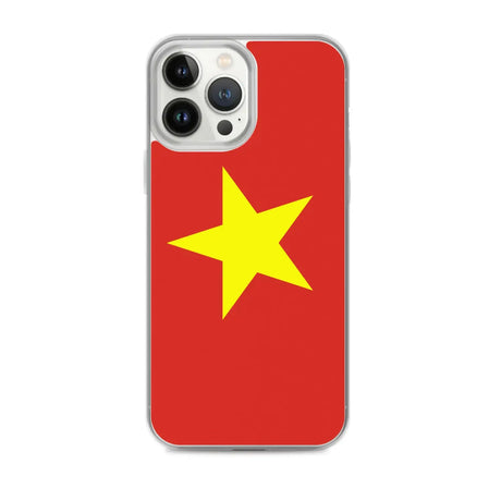 Coque iphone drapeau viêt nam souple antichoc transparente