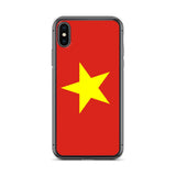 Coque iphone drapeau viêt nam souple antichoc transparente