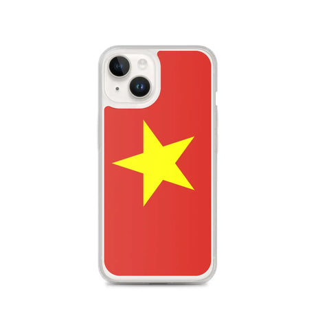 Coque iphone drapeau viêt nam souple antichoc transparente