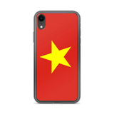 Coque iphone drapeau viêt nam souple antichoc transparente