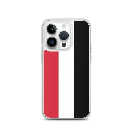 Coque iphone drapeau yémen souple antichoc transparente