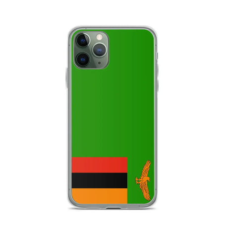 Coque iphone drapeau zambie souple transparente antichoc