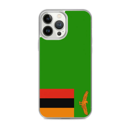 Coque iphone drapeau zambie souple transparente antichoc