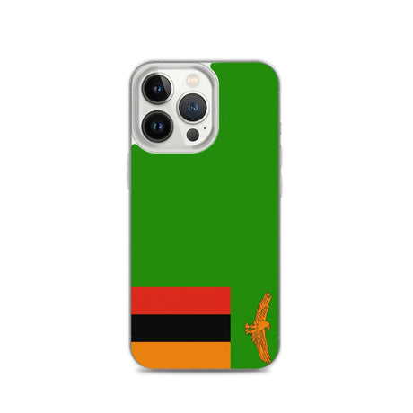 Coque iphone drapeau zambie souple transparente antichoc