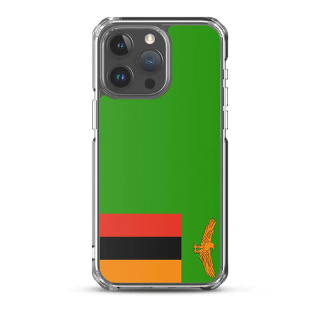 Coque iphone drapeau zambie souple transparente antichoc
