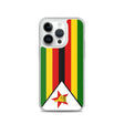 Coque iphone drapeau zimbabwe souple et antichoc transparente