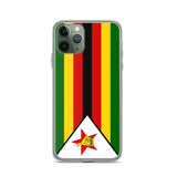 Coque iphone drapeau zimbabwe souple et antichoc transparente