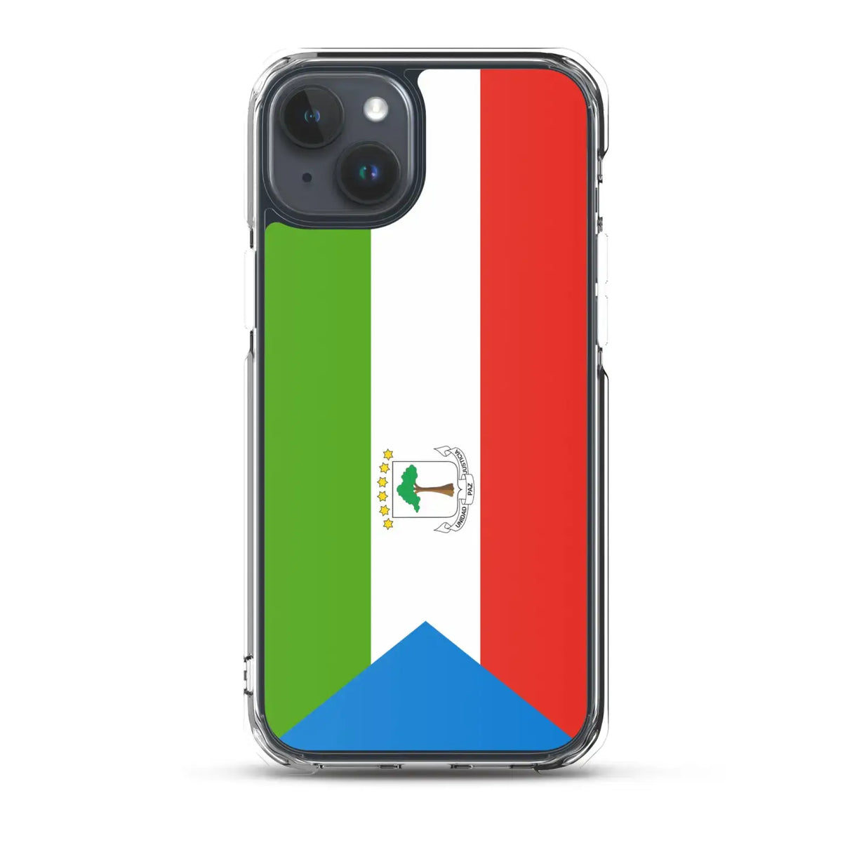 Coque iphone guinée équatoriale souple antichoc transparente
