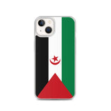 Coque iphone sahara occidental souple antichoc transparente