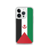 Coque iphone sahara occidental souple antichoc transparente