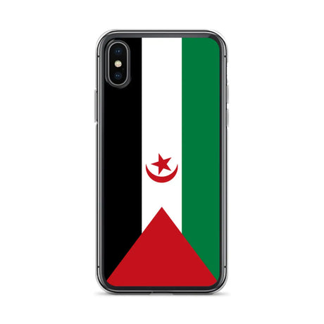 Coque iphone sahara occidental souple antichoc transparente