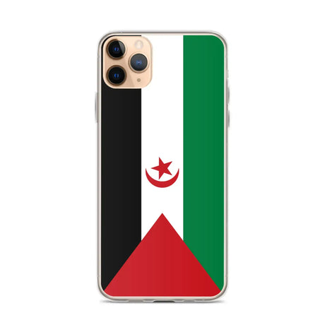 Coque iphone sahara occidental souple antichoc transparente