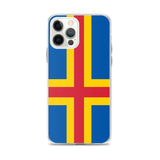 Flag of Åland iPhone Case - Pixelforma