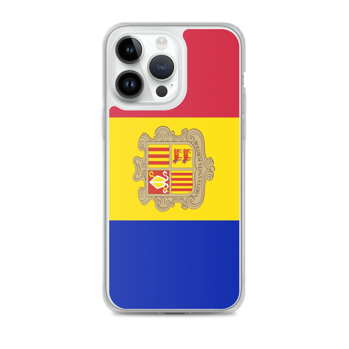 Flag of Andorra iPhone Case - Pixelforma