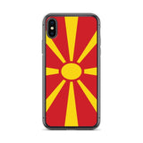 Flag of North Macedonia iPhone Case - Pixelforma