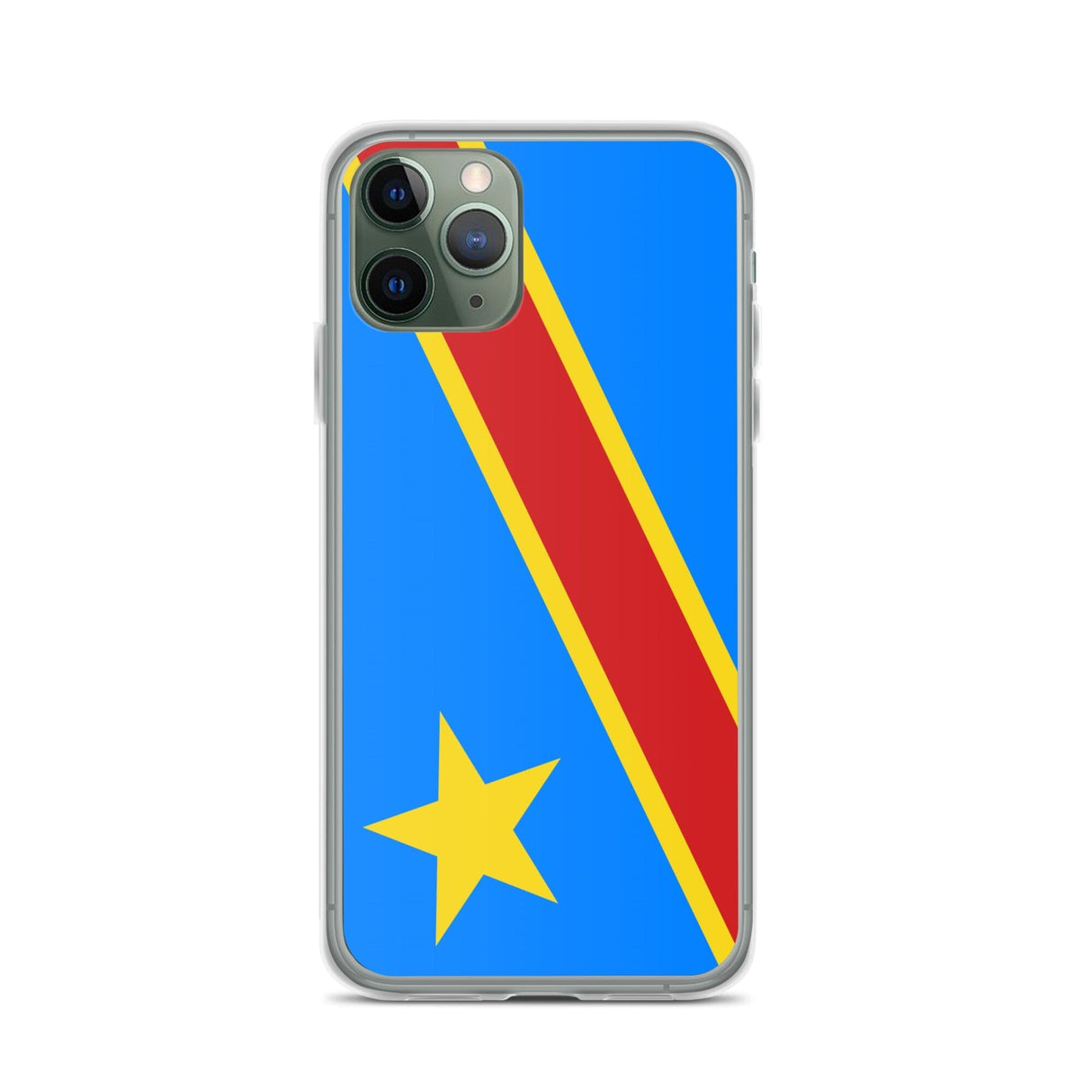 Flag of the Democratic Republic of the Congo iPhone Case - Pixelforma