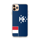 Official French Antarctic Flag iPhone Case - Pixelforma