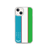 Flag of Uzbekistan iPhone Case - Pixelforma