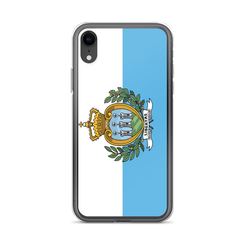 Flag of San Marino iPhone Case - Pixelforma