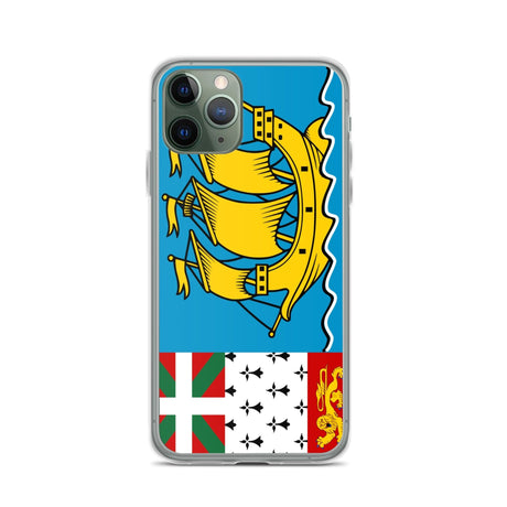 Flag of Saint Pierre and Miquelon iPhone Case - Pixelforma