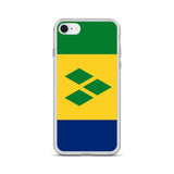 Flag of Saint Vincent and the Grenadines iPhone Case - Pixelforma