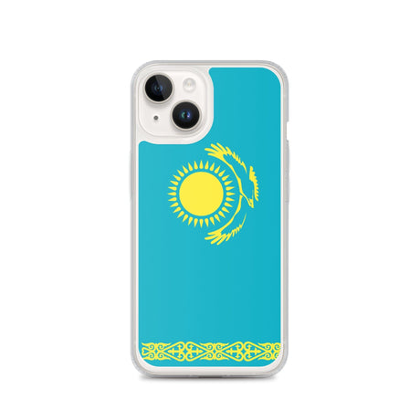 Official Kazakhstan Flag iPhone Case - Pixelforma