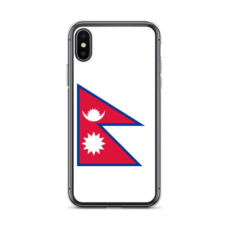 Nepal Flag iPhone Case - Pixelforma