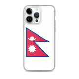 Nepal Flag iPhone Case - Pixelforma