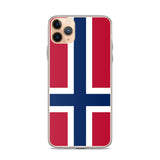 Official Svalbard Flag and Jan Mayen iPhone Case - Pixelforma