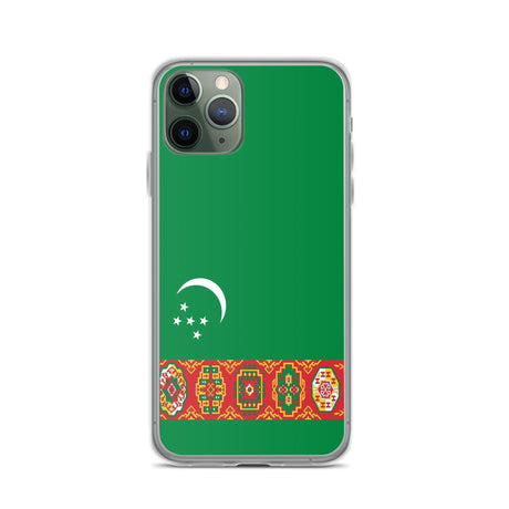 Flag of Turkmenistan iPhone Case - Pixelforma
