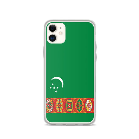 Flag of Turkmenistan iPhone Case - Pixelforma
