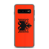 Coque samsung albanie souple antichoc motif drapeau