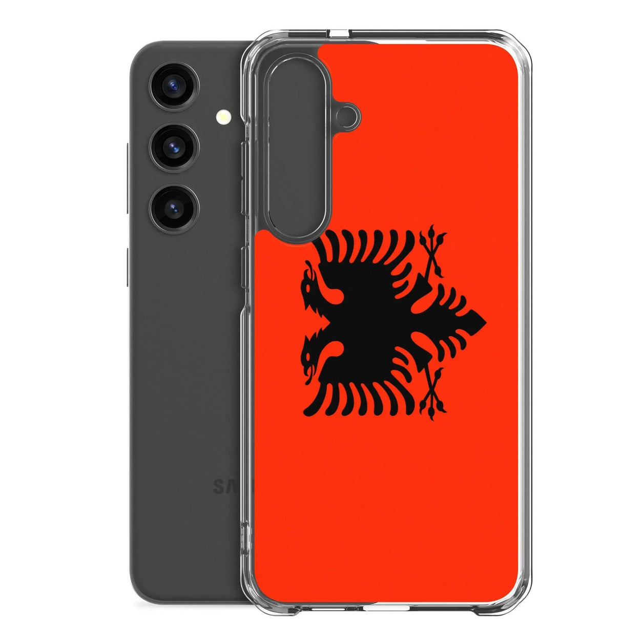 Coque samsung albanie souple antichoc motif drapeau