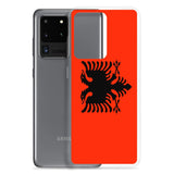 Coque samsung albanie souple antichoc motif drapeau