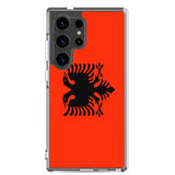 Coque samsung albanie souple antichoc motif drapeau