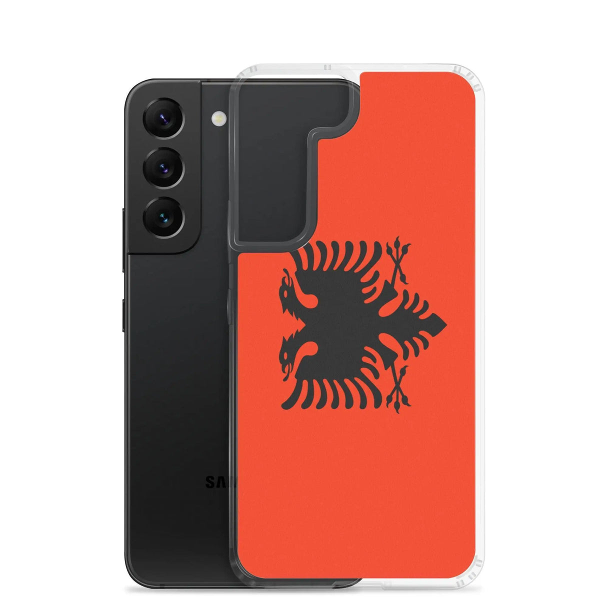 Coque samsung albanie souple antichoc motif drapeau