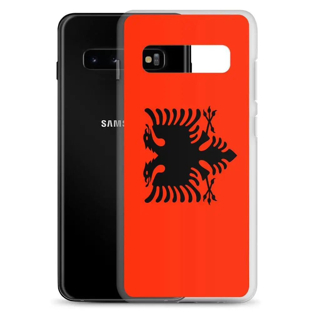 Coque samsung albanie souple antichoc motif drapeau