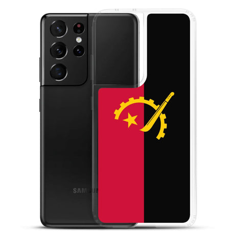 Coque samsung angola souple antichoc motif couleurs nationales