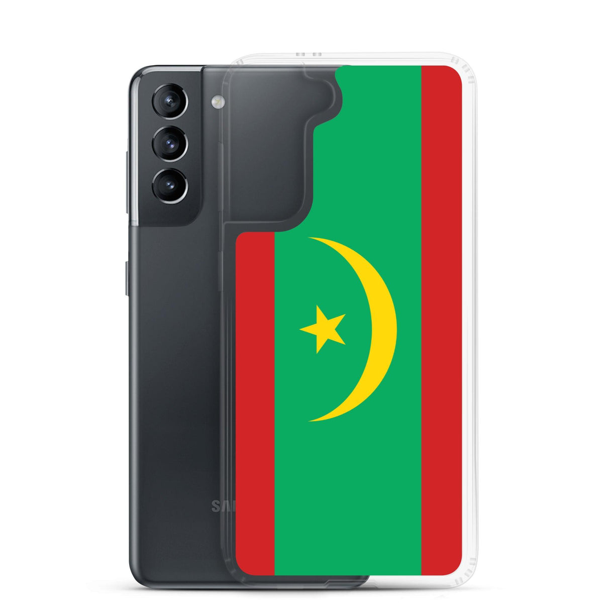 Coque Téléphone Drapeau de la Mauritanie - Pixelforma