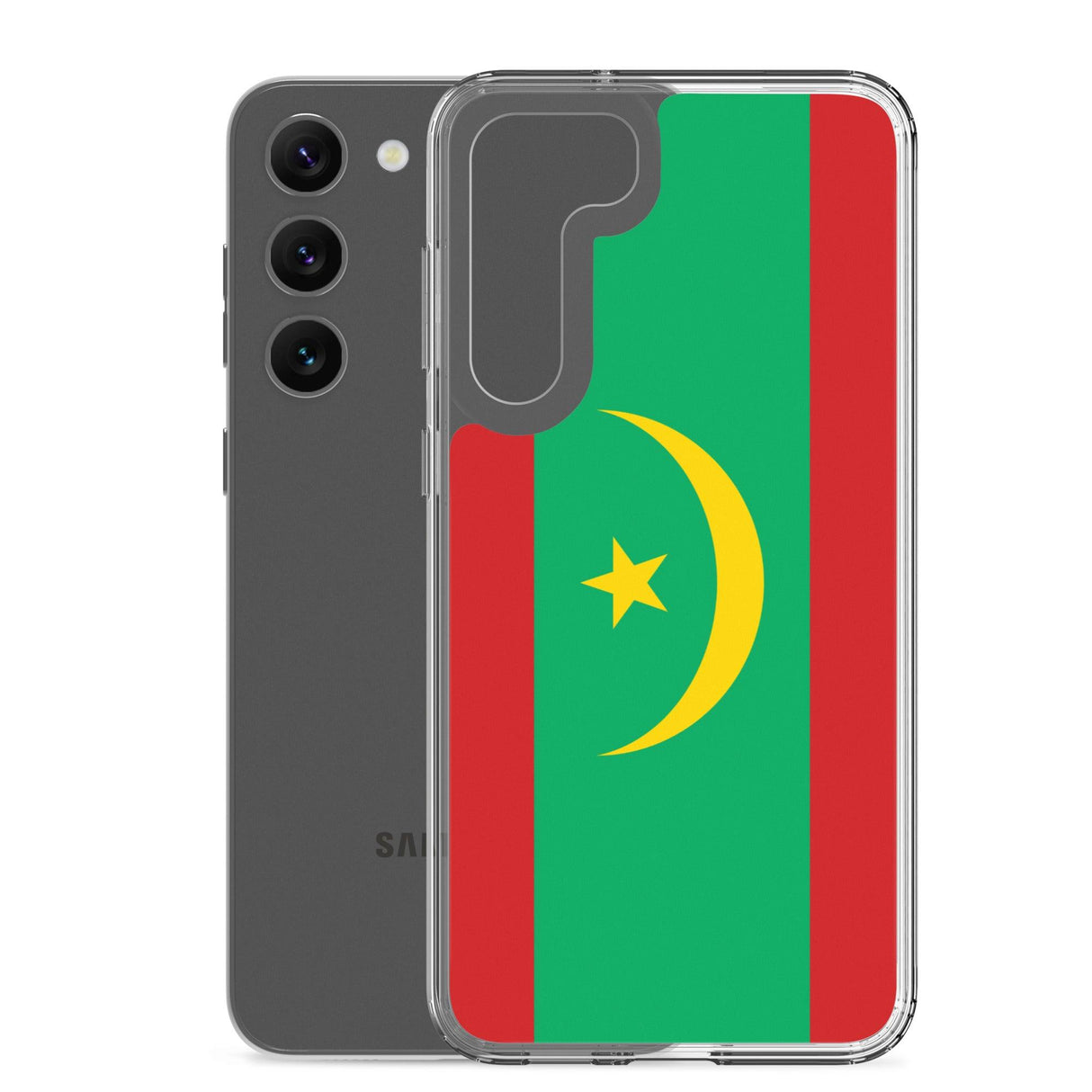 Coque Téléphone Drapeau de la Mauritanie - Pixelforma