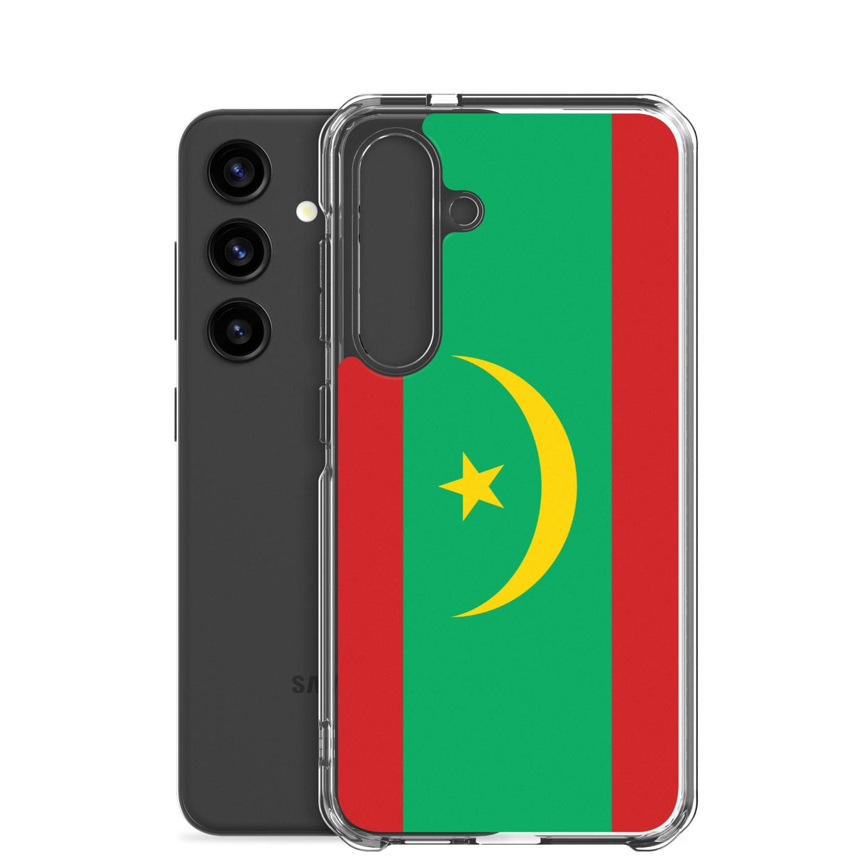 Coque Téléphone Drapeau de la Mauritanie - Pixelforma