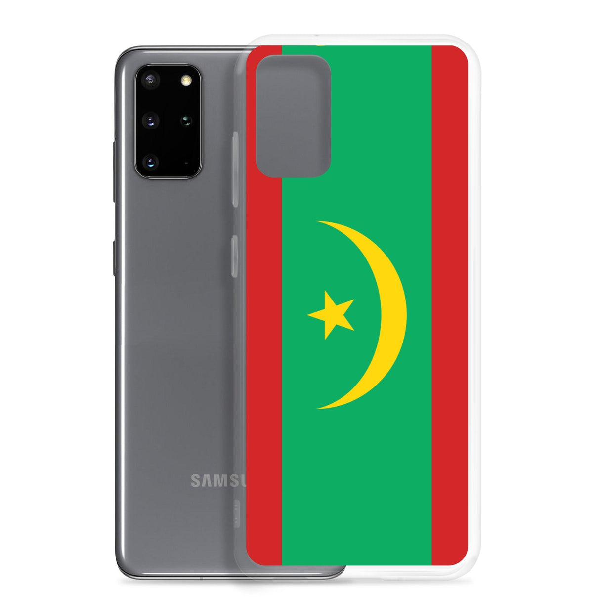 Coque Téléphone Drapeau de la Mauritanie - Pixelforma